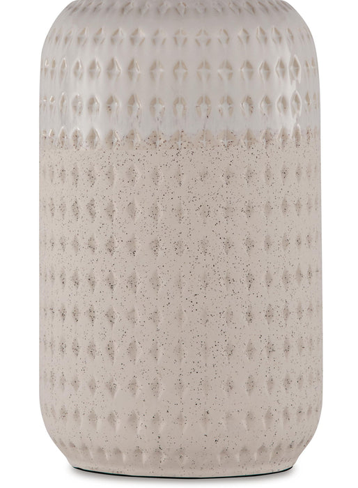 Capwich - Ceramic Table Lamp - Beige / White