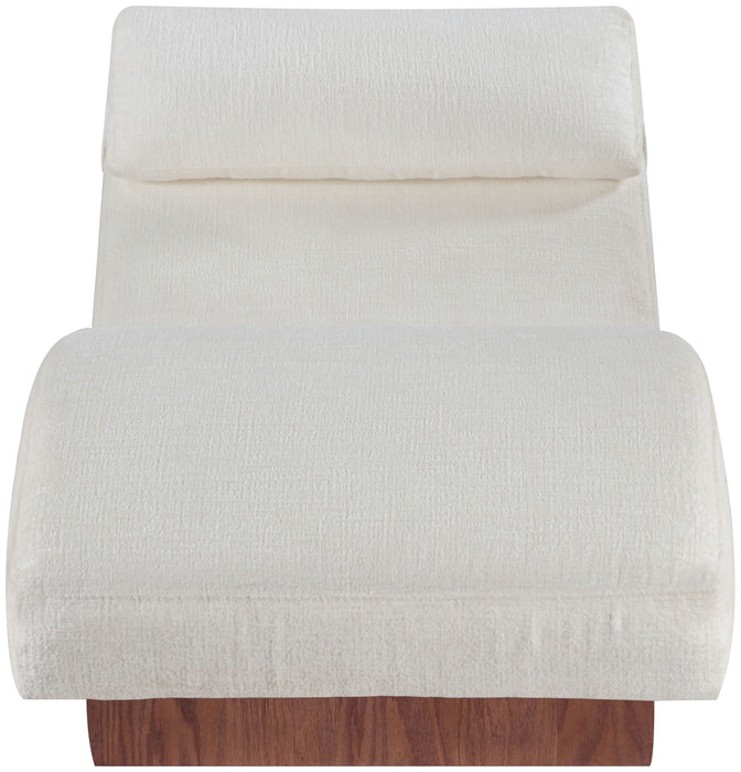 Marcella - Chaise Lounge - Walnut Base