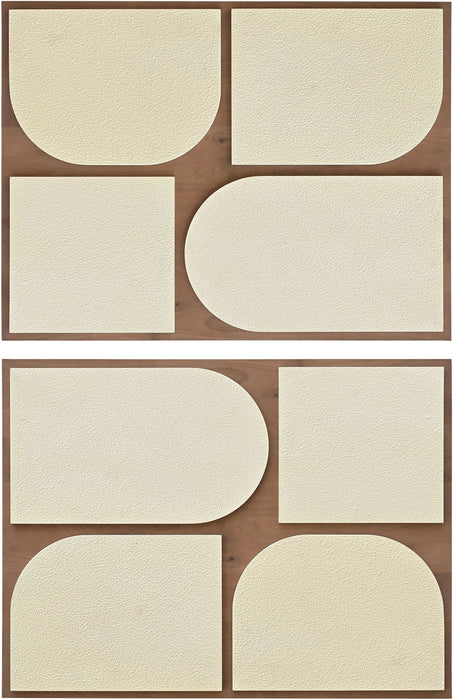 Icon - Mango Wood 2 Piece Wall Art