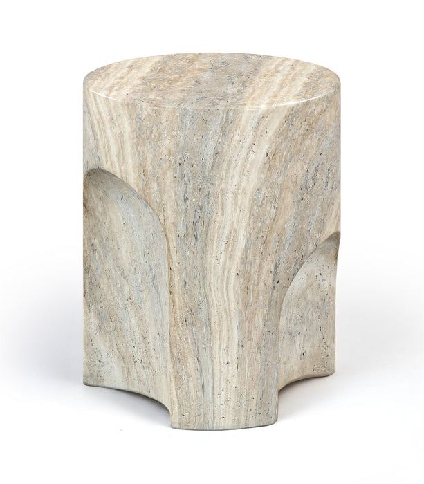 Olira - Concrete And Fiberglass Indoor / Outdoor End Table