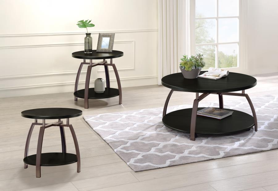 Dacre - Round Coffee And End Table Set