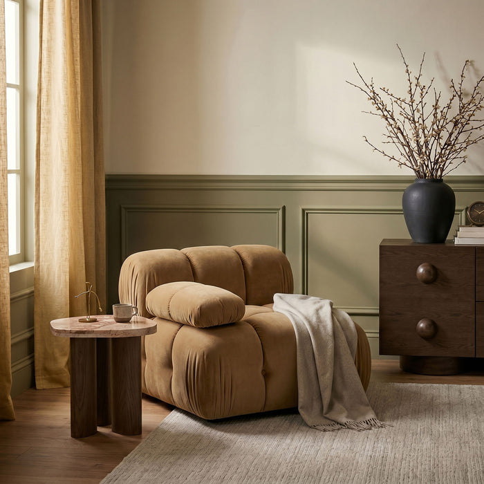 Orin - Velvet Performance Fabric Upholstered Modular Chair