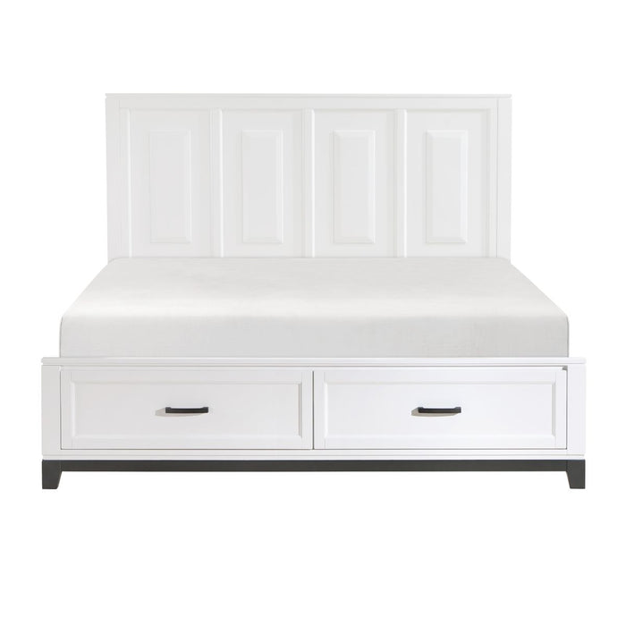 Garretson - Platform Bed With Footboard Storage