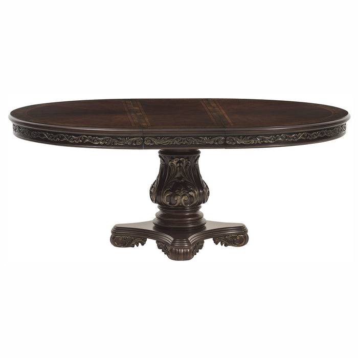 Deryn Park - 5 Piece Set (Round Table & 4 Side Chairs) - Cherry
