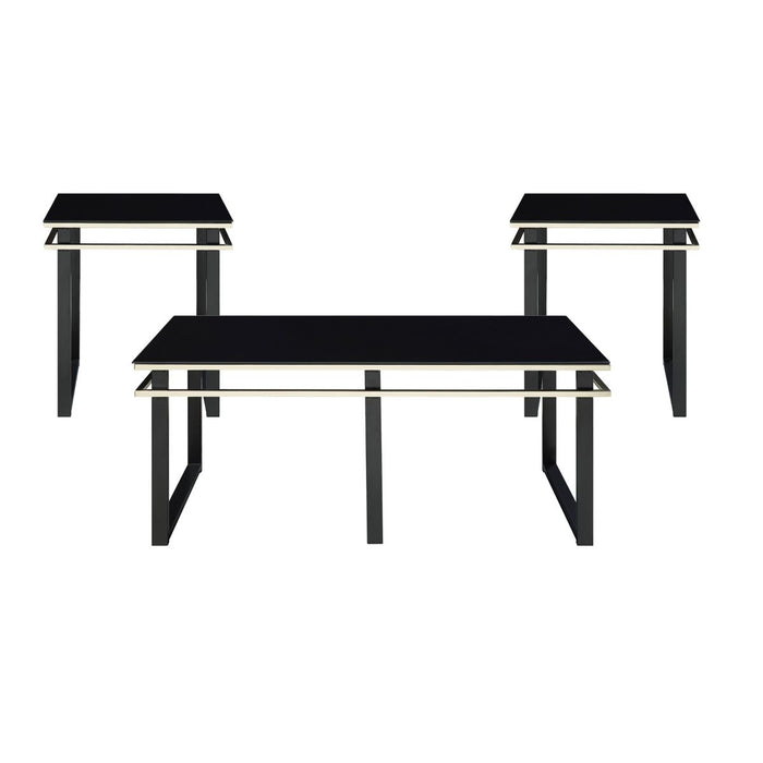 Zamir - 3 Piece Pack Occasional Set - Black