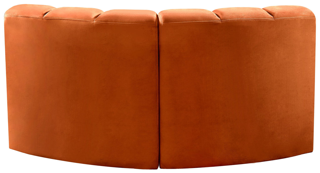 Arc - Velvet 2 Piece Modular Sofa