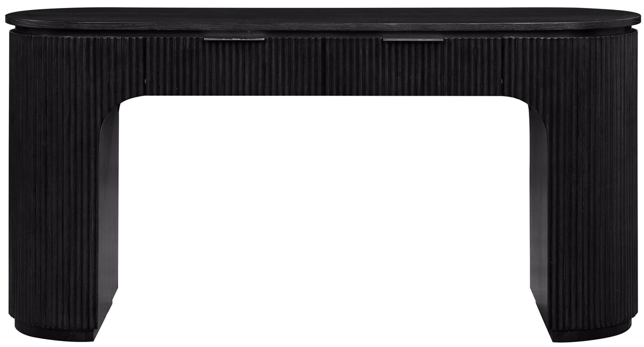 Astrid - Solid Wood And Oak Veneer Desk