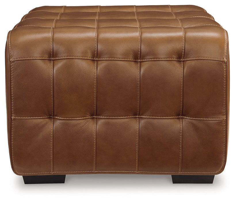 Temmpton - Oversized Accent Ottoman - Chocolate