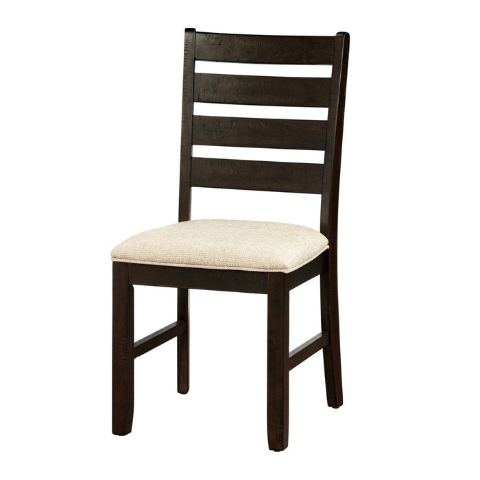 Blair Farm - 7 Piece Pack Dinette Set - Beige / Dark Brown