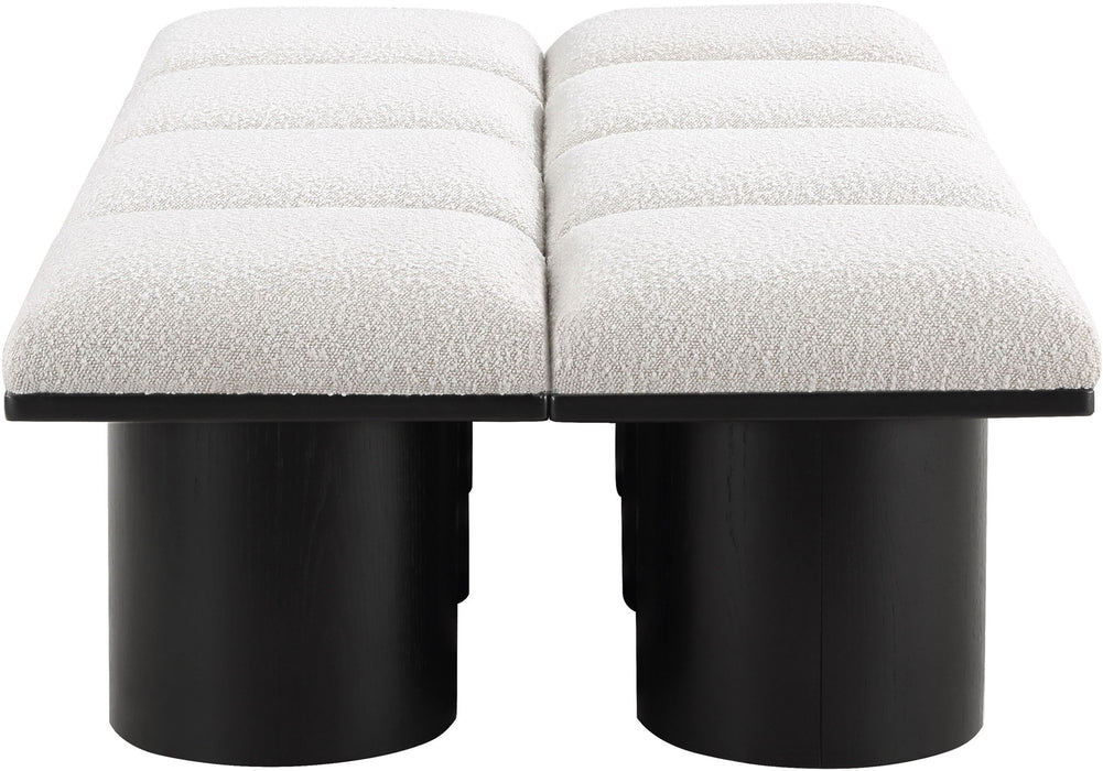 Pavilion - 8 Piece Modular Bench With Black Base