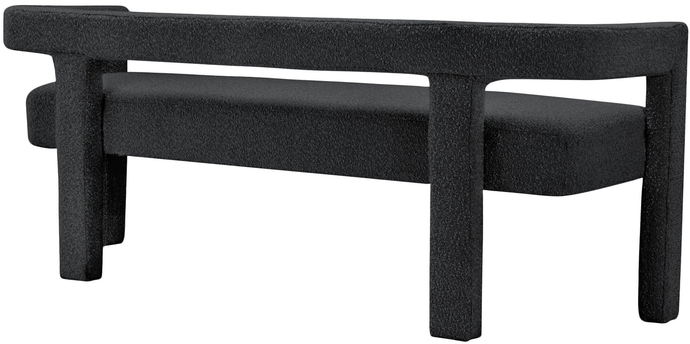 Athena - Boucle Fabric Bench