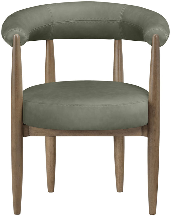 Sable - Vegan Leather Upholstered Dining Chair (Set of 2) - Brown Base