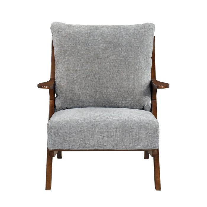 Lennox - Accent Chair - Dark Brown Frame