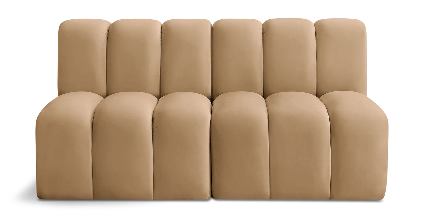 Arc - Velvet 2 Seats Modular Sofa