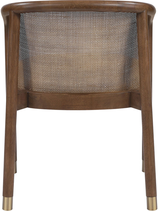 Sylvan - Vegan Leather Dining Chair (Set of 2) - Brown Frame