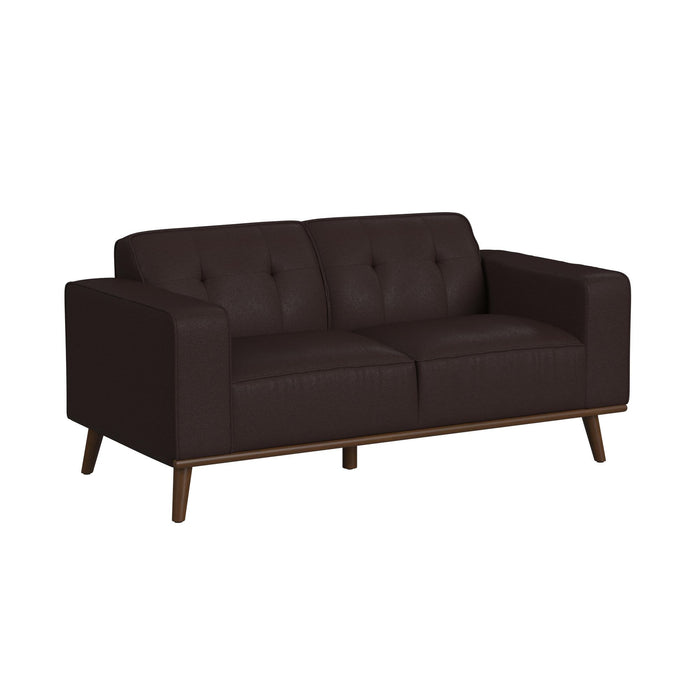 Destiny - Loveseat With Wood Front