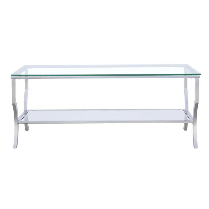 Saide - Rectangular Glass Top Table