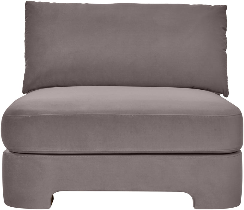 Hammond - Velvet Performance Fabric Upholstered Armless Chair