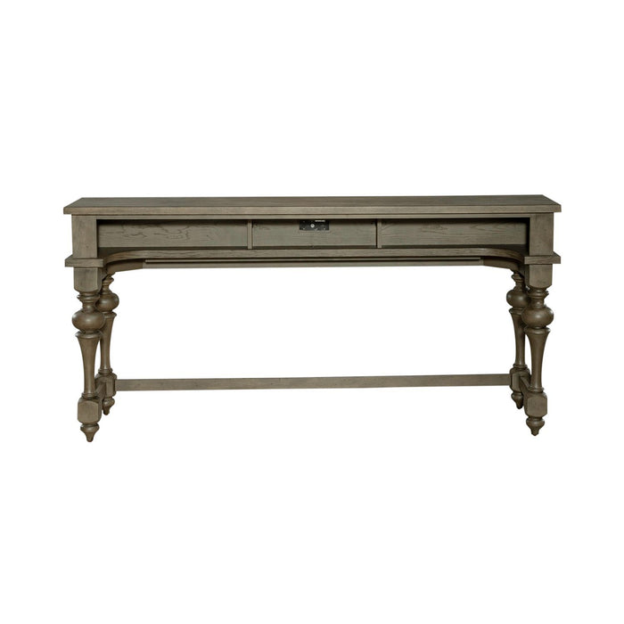 Americana Farmhouse - Console Bar Table - Dusty Taupe