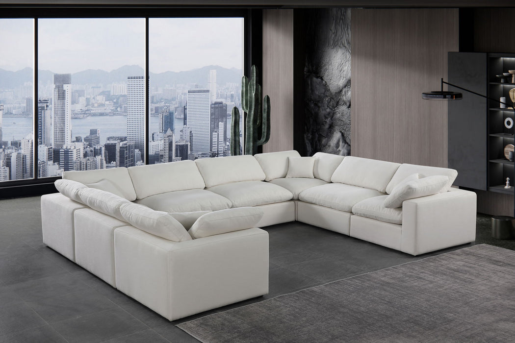 Comfy - 8 Piece Linen Modular Sectional