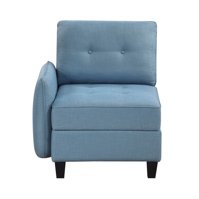 Garren - Sectional With Storage And Ottoman