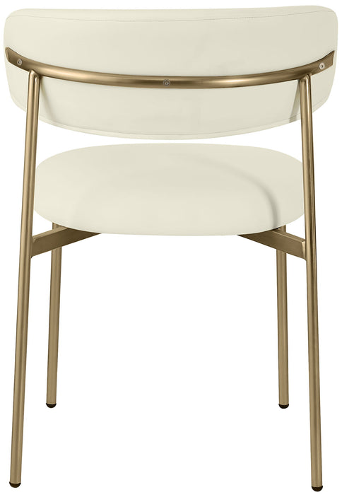 Lupita - Dining Chair With Brushed Gold Legs (Set of 2)