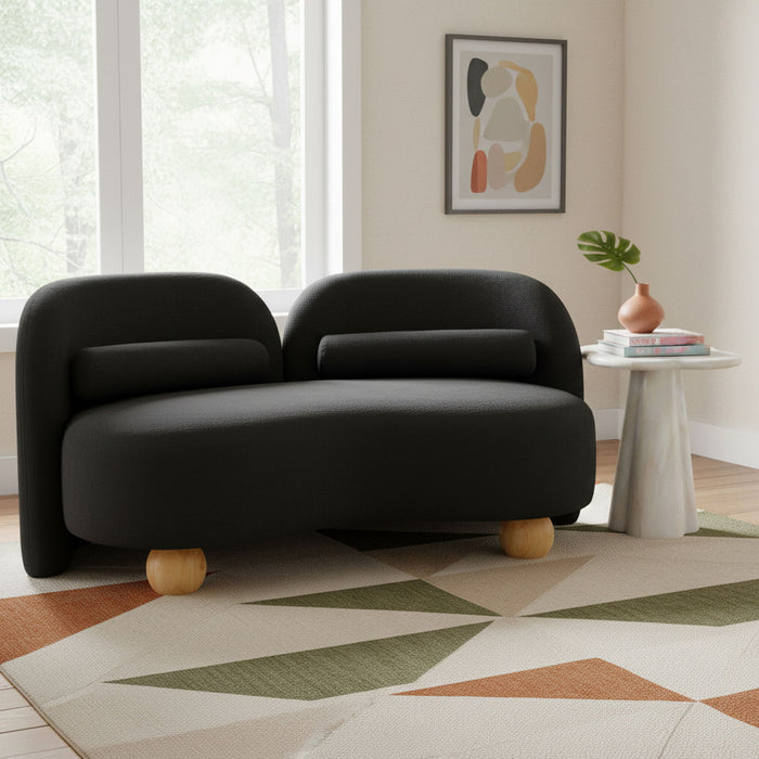 Daphne - Chenille Loveseat