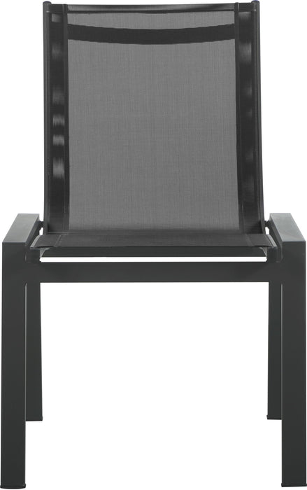 Nizuc - Outdoor Patio Dining Chair With Gray Frame (Set of 2)