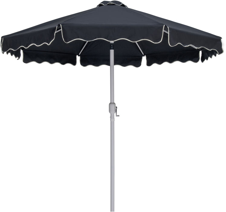 Amalfi - Aluminum Patio Umbrella - Black Base / White Pole