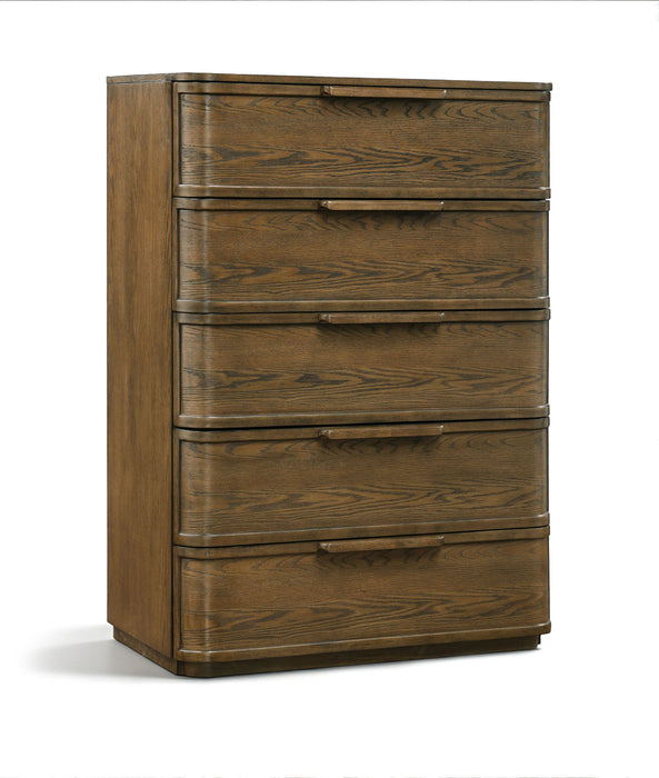 Tiberio - Oak Veneer And Solid Wood Chest