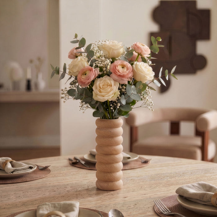 Rousse - Sandstone Vase - Sand
