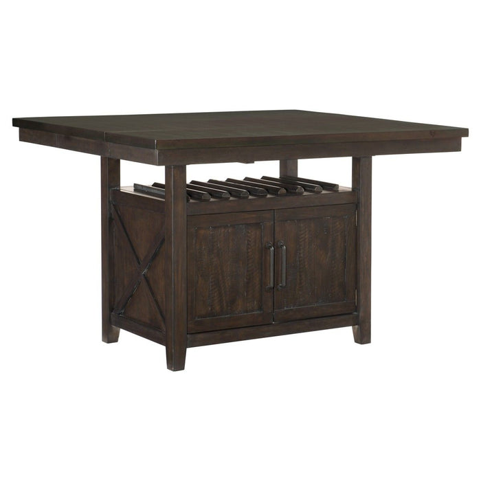 Oxton - 5 Piece Set (Table & 4 Side Chairs) - Brown