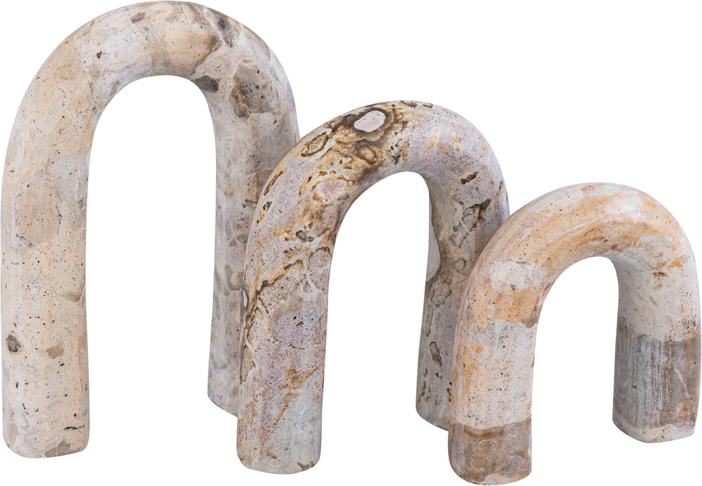 Arco - 3 Piece Marble Decorative Object