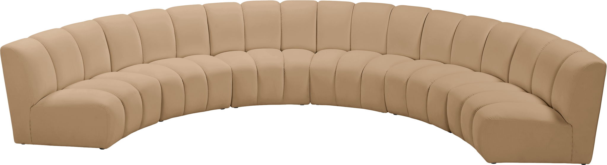 Infinity - 6 Piece Modular Sectional - Camel