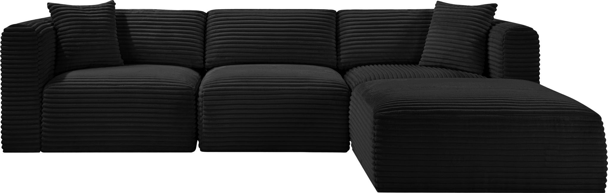 Shaggy - 4 Piece Modular Sectional