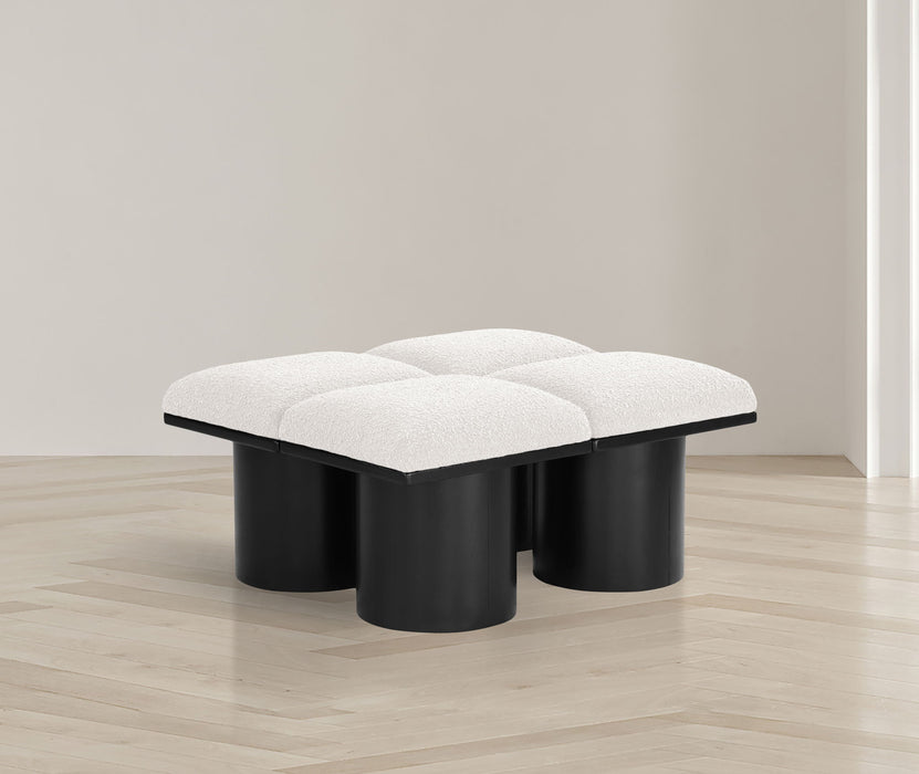 Pavilion - 4 Piece Modular Bench With Black Base