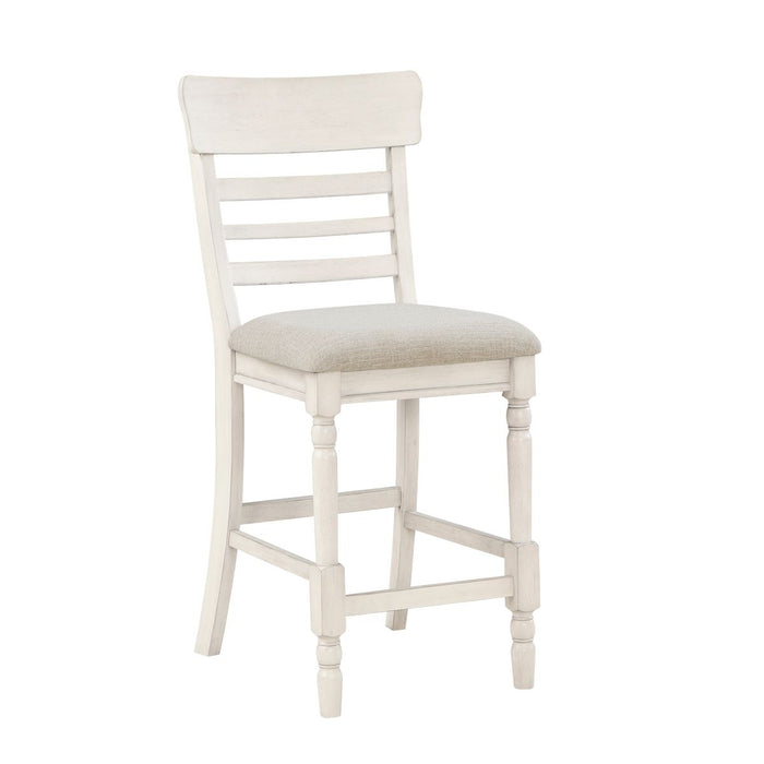 Alburgh - Counter Height Chair (Set of 2) - Light Gray