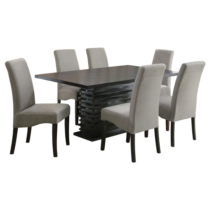 Stanton 7-piece Rectangular Dining Table Set Grey
