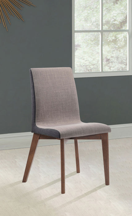 Redbridge Upholstered Dining Side Chair Walnut (Set of 2)