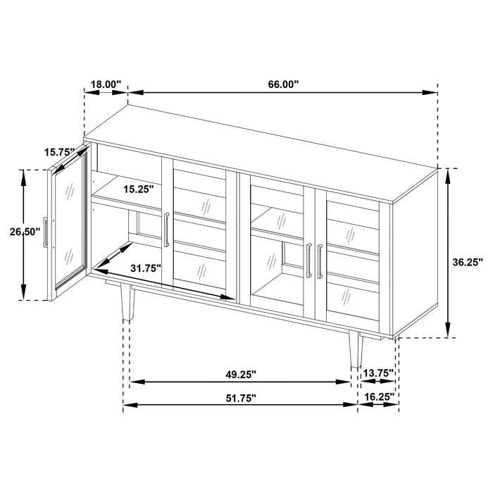 Middleton 10-piece Extension Leaf Dining Set Natural Brown and Black