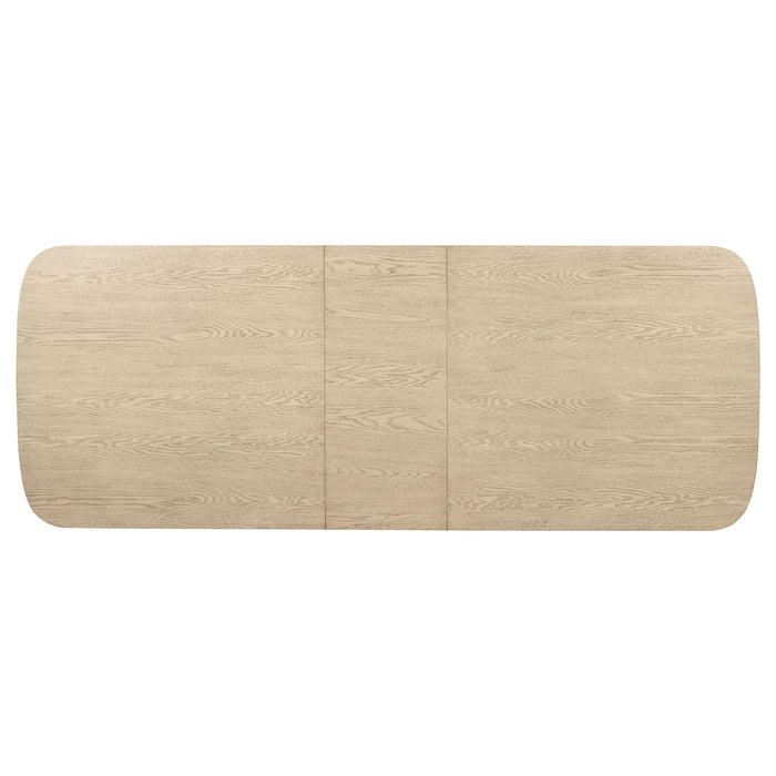 Kailani 10-piece Wood Dining Set with Sideboard Beige Oak