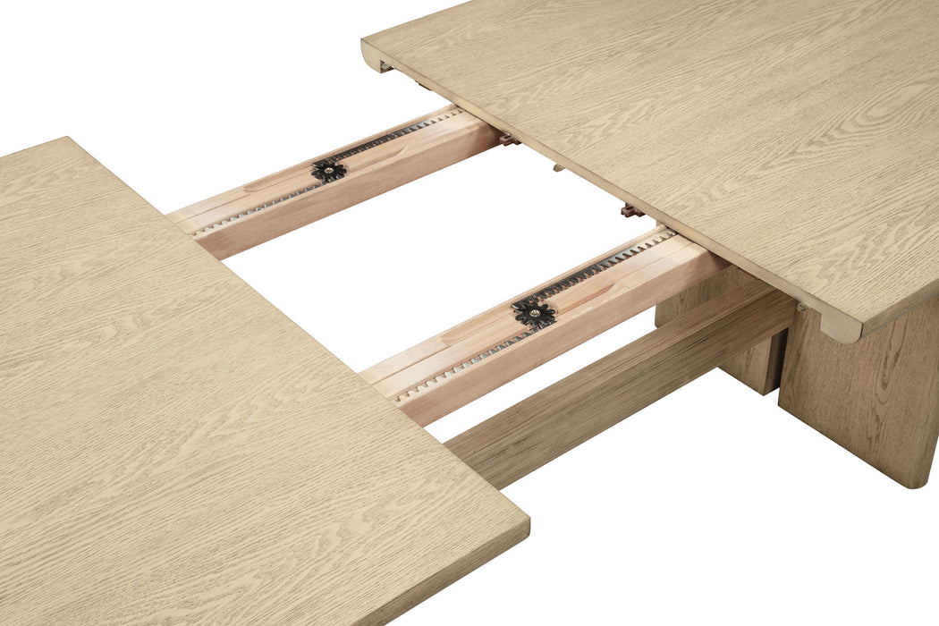 Kailani 10-piece Wood Dining Set with Sideboard Beige Oak