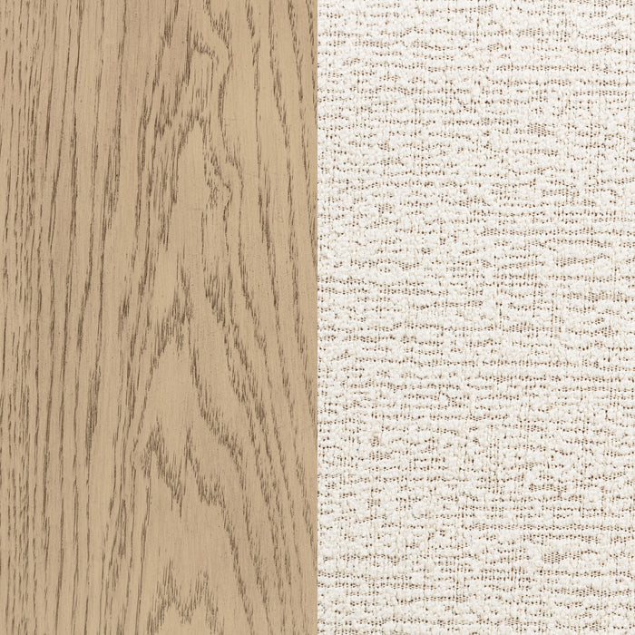 Kailani Rattan Cane Dining Side Chair Beige Oak (Set of 2)