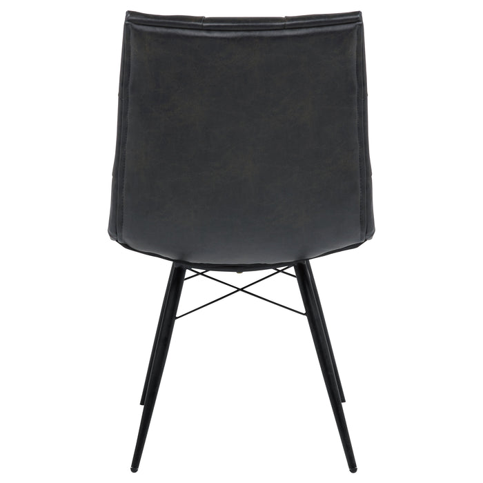 Aiken Upholstered Dining Side Chair Charcoal (Set of 4)