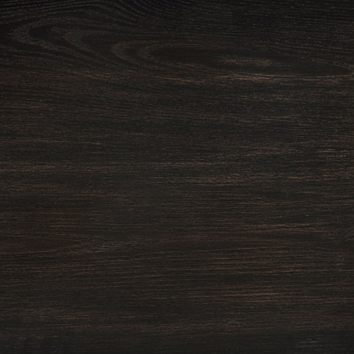 Leandro 7-piece Round Dining Table Set Burnished Black