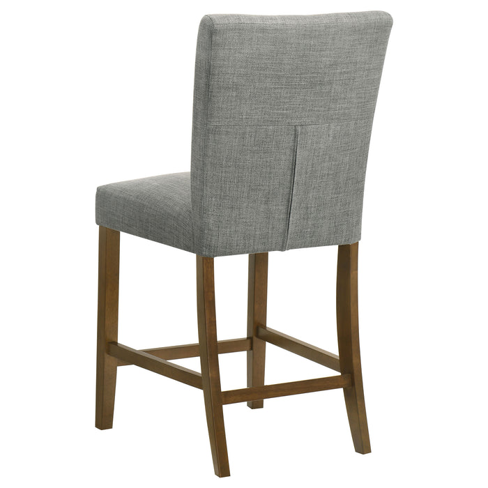 Paxton Upholstered Counter Height Dining Chair Grey (Set of 2)