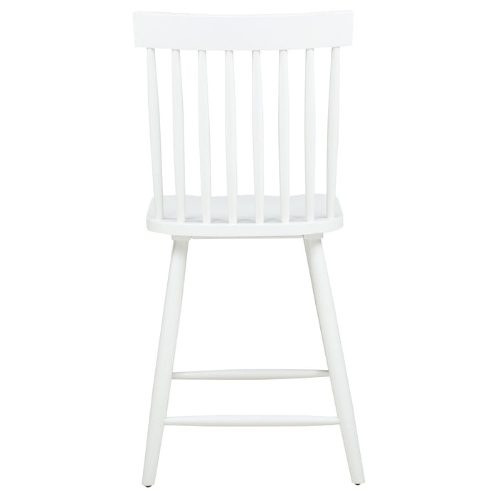 Andrews Windsor Counter Height Dining Side Chair White (Set of 2)