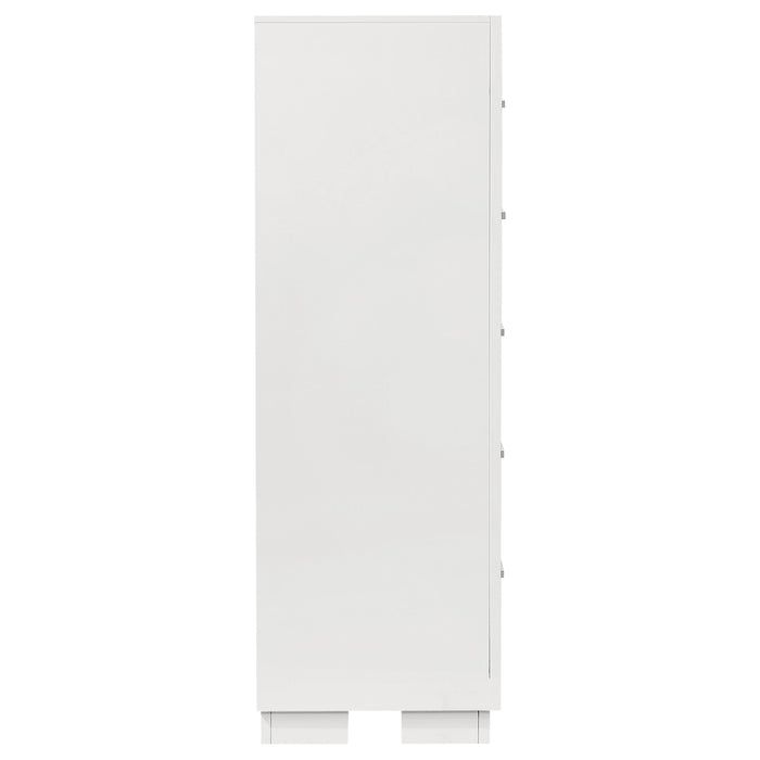 Jessica 5-drawer Bedroom Chest Snow White