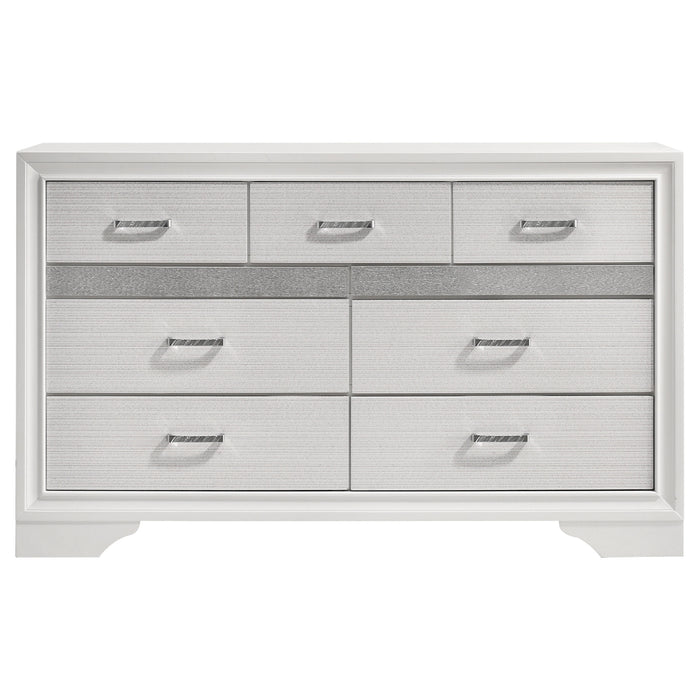 Miranda 9-drawer Dresser White