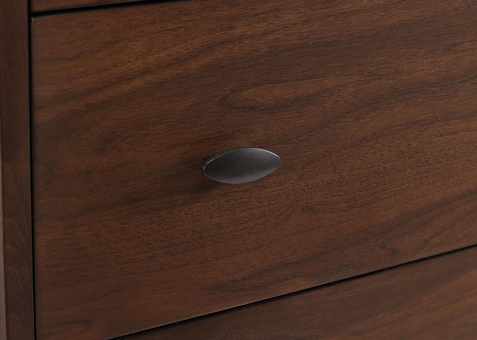 Robyn 5-piece Eastern King Bedroom Set Dark Walnut